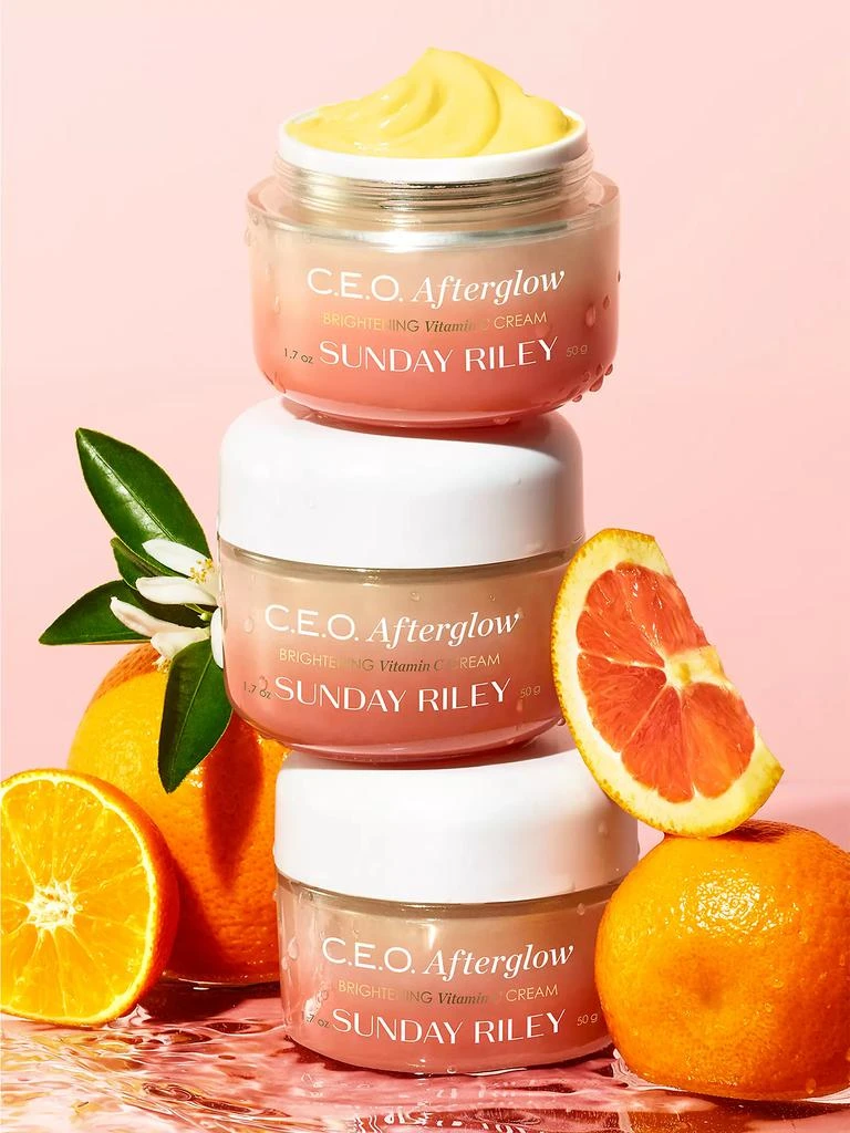 Sunday Riley C.E.O. Afterglow Brightening Vitamin C Moisturizer 4