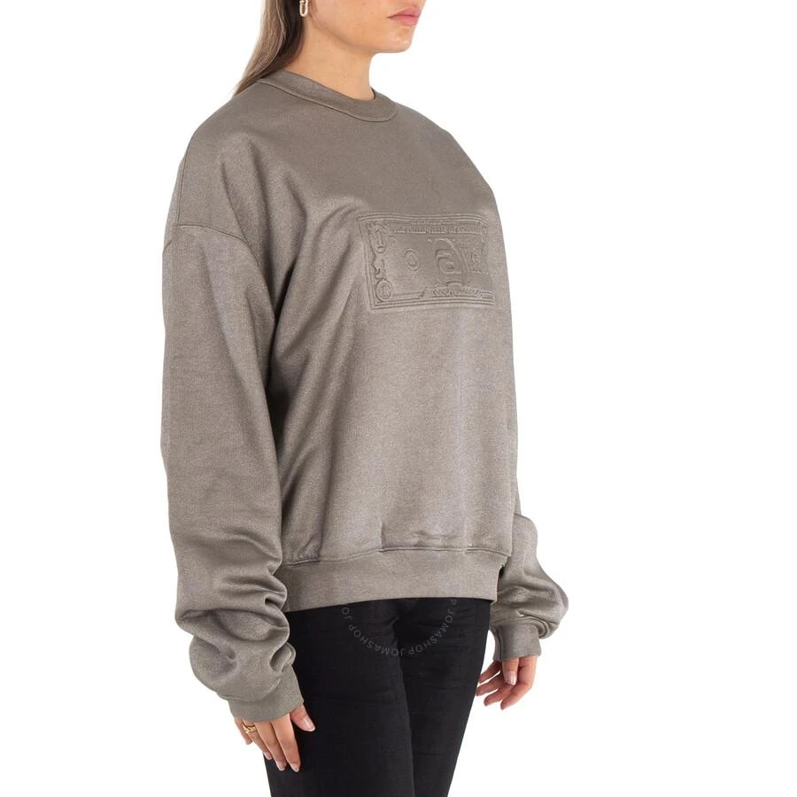 Alexander Wang Dollar Bill Embossed Crewneck Sweatshirt 3
