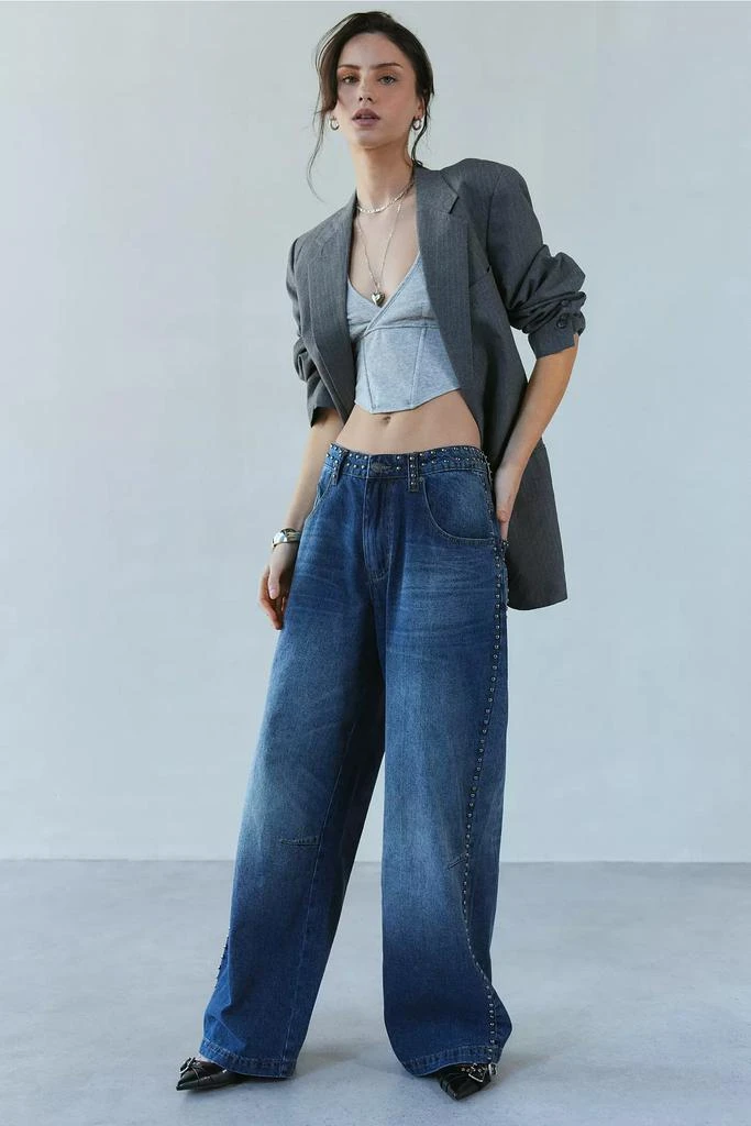 Jaded London Jaded London Colossus Studded Baggy Jean 3
