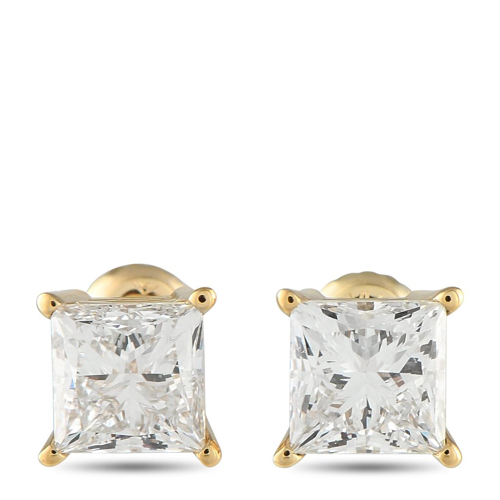 LB Exclusive 14K Yellow 3.80ct Gold Lab-Grown Diamond Earrings MF24-051525