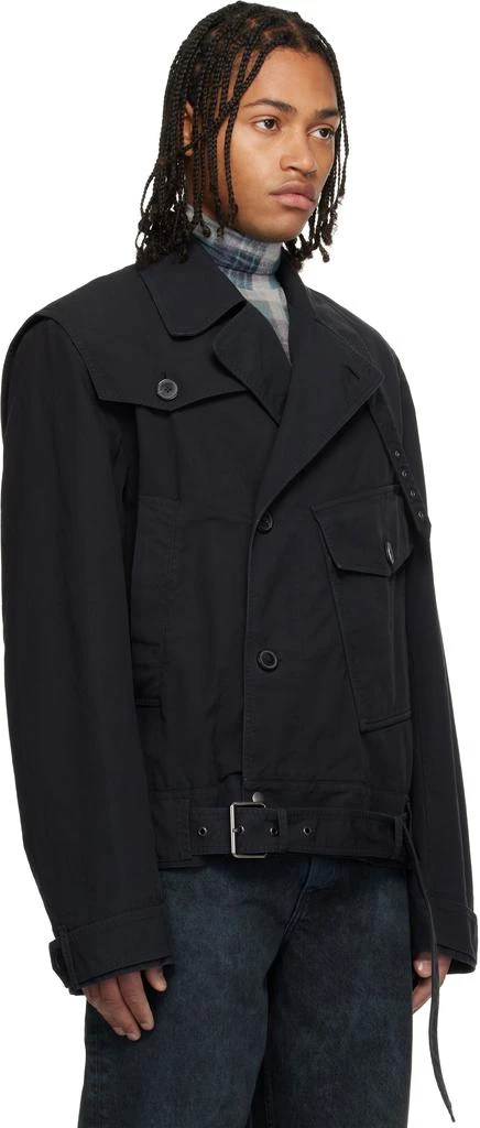 Dries Van Noten Navy Overdyed Jacket 2