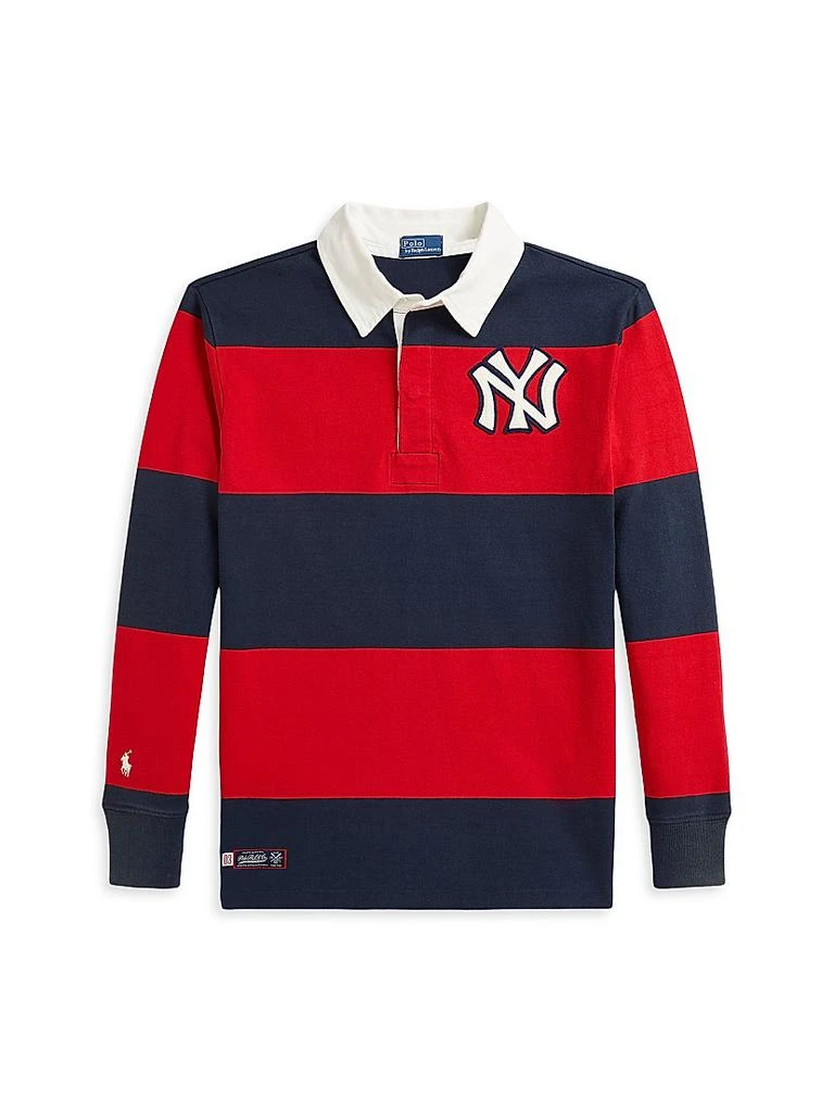 Ralph Lauren Little Boy's & Boy's MLB Striped Rugby Shirt 1