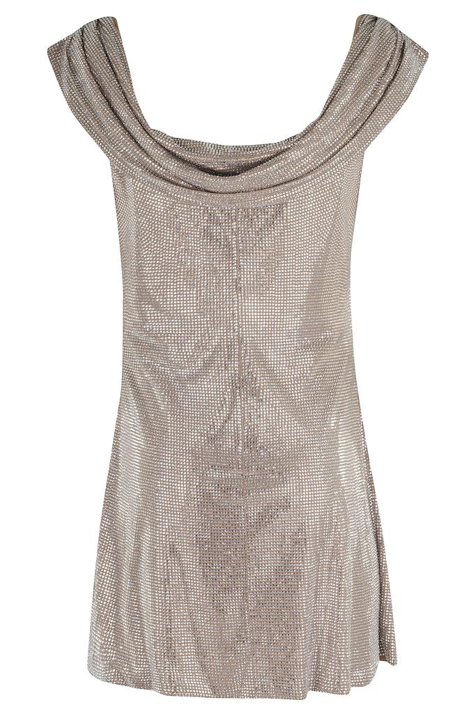 GIUSEPPE DI MORABITO Crystal Mini Dress