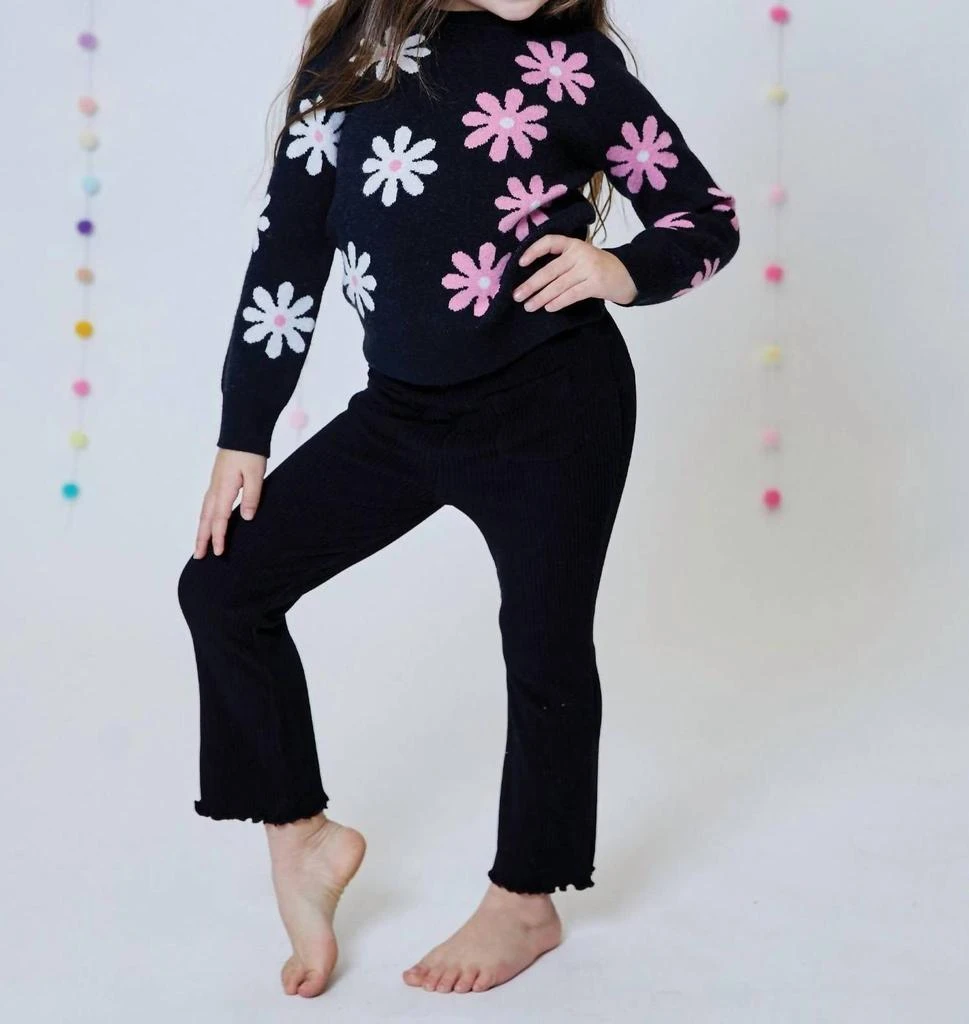 Design History Design History - Girl's Fun Daisy Sweater 2