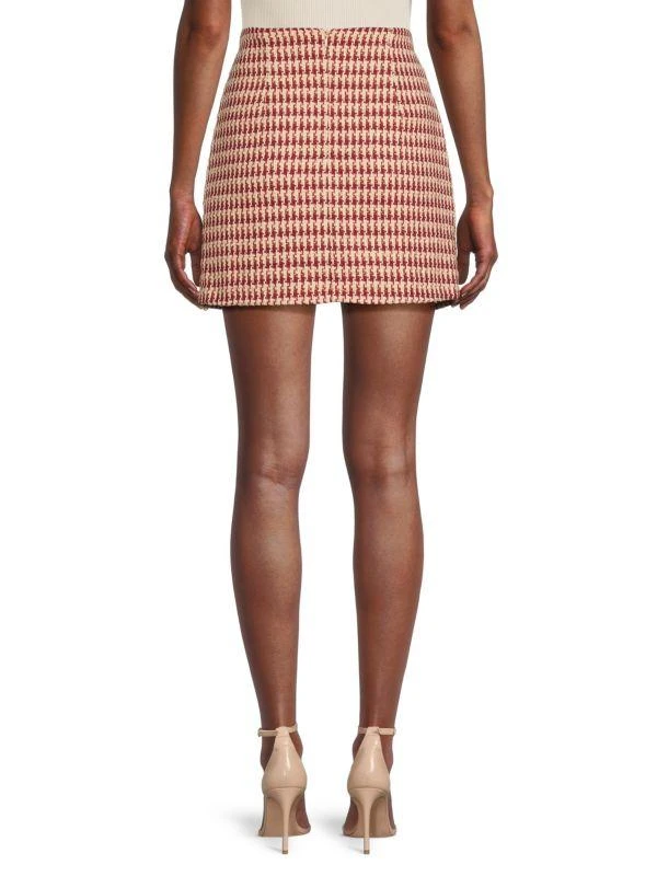 Wdny Houndstooth Mini Skirt 2