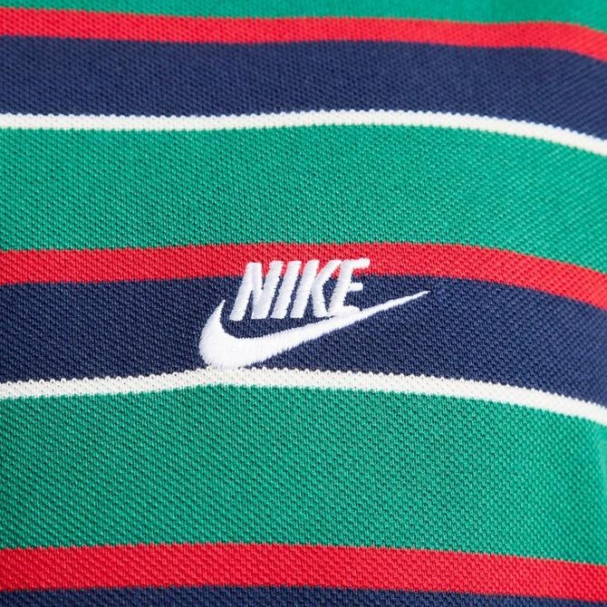 NIKE Men's Nike Club Striped Polo Shirt 5