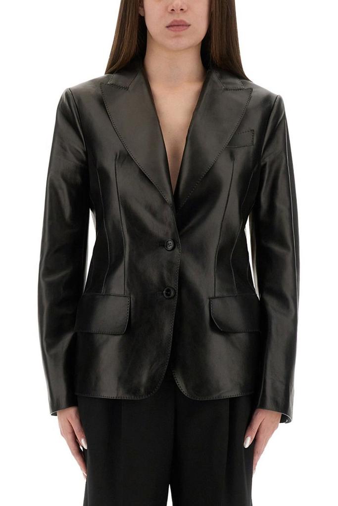 【送料&関税込】Tom Ford boyfriend Blazer Jacket Tom Ford Black Boyfriend Leather Jacket - Jackets - Compare