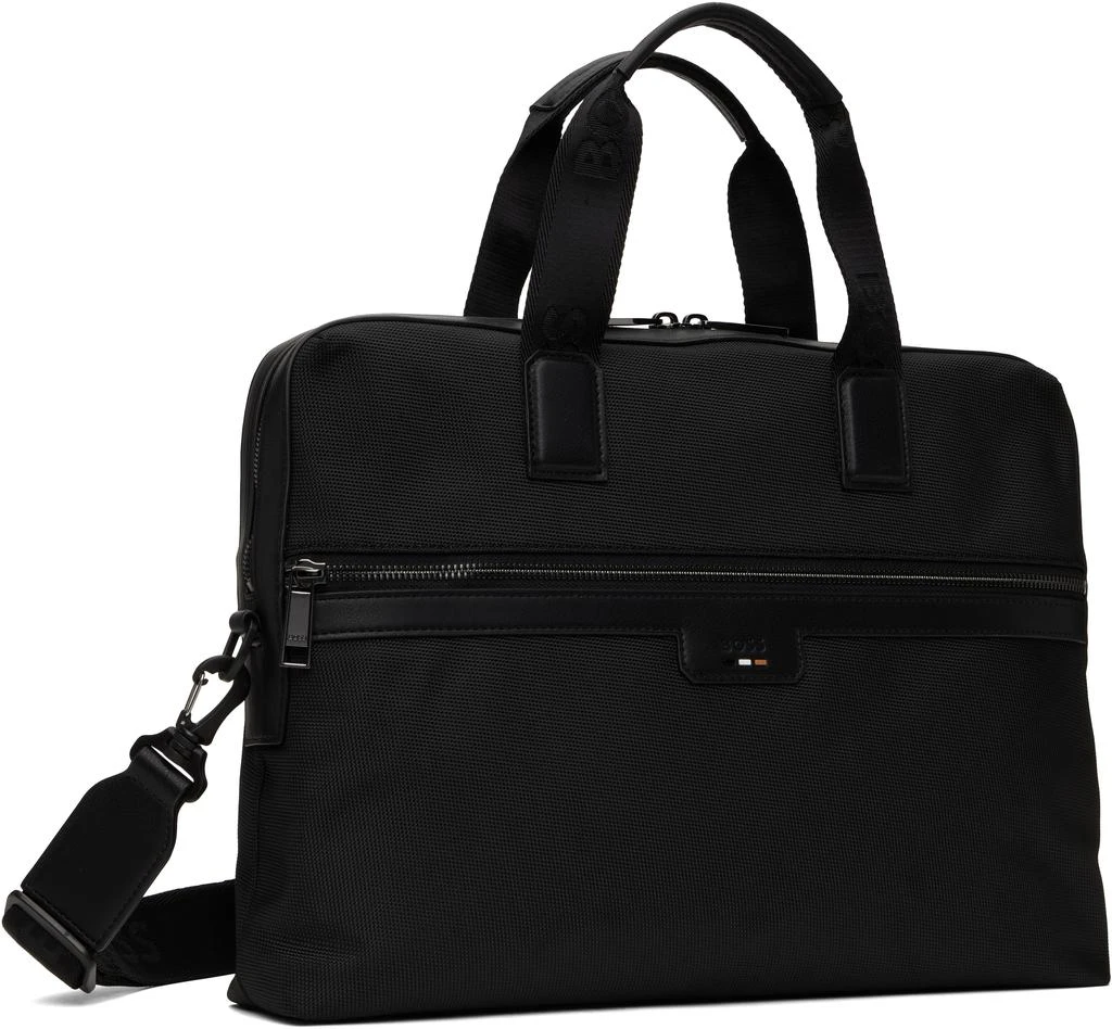 Hugo Boss Black Embossed-Logo Briefcase 2