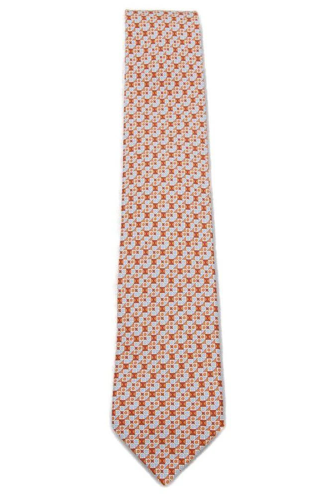 Salvatore Ferragamo Ferragamo Jacquard Pointed Tip Tie 1