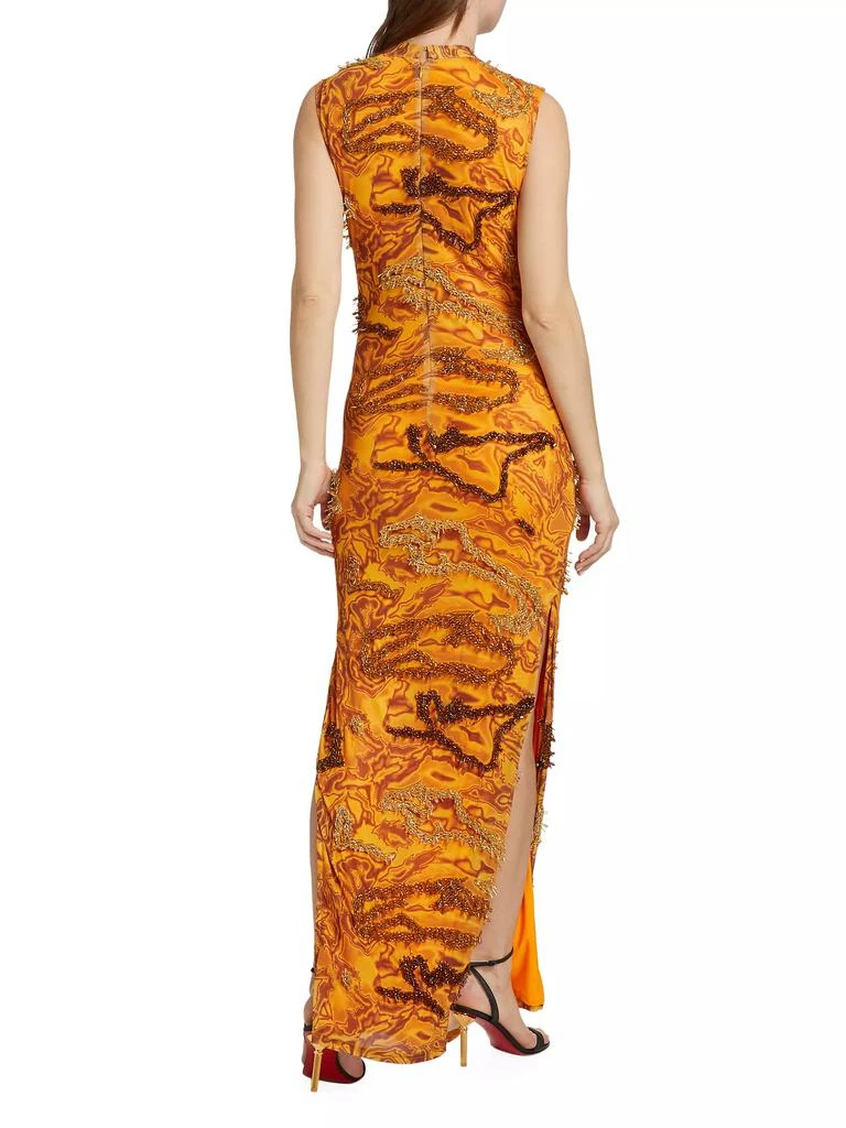 Onalaja Zusi Evergreen Column Maxi Dress 5