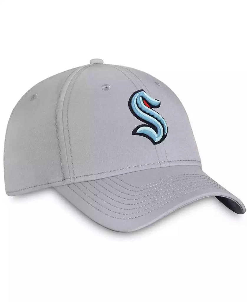 Authentic NHL Headwear Fanatics Branded Men's Seattle Kraken Primary Logo Flex Cap 3