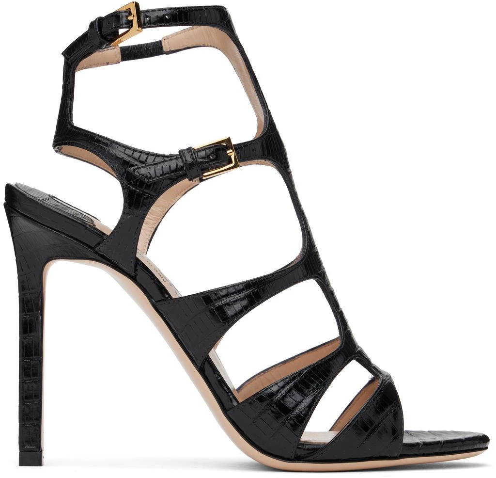 Tom Ford Black Tejus Paradis Heeled Sandals 1