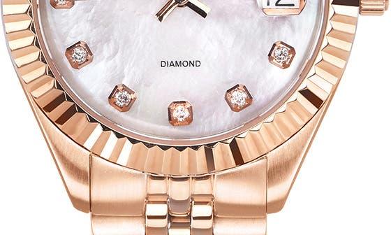 GV2 Women's Naples Swiss Diamond Watch, 34mm - 0.146 ctw