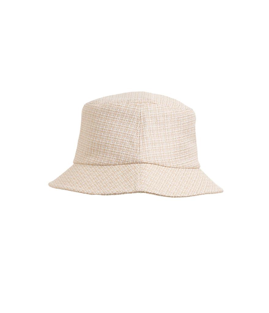 Karl Lagerfeld Paris TWEED BUCKET HAT