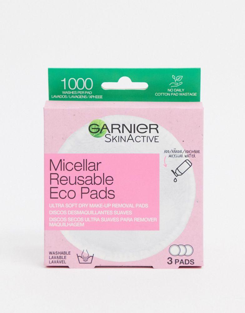 Garnier Garnier Reusable Make-up Remover Pads (3 Large Microfibre Pads)
