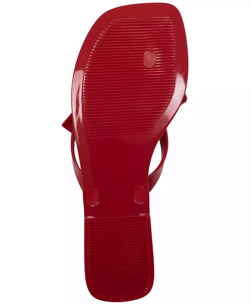 Jeffrey Campbell Sugary Jelly Bow Flip Flop Sandals 5