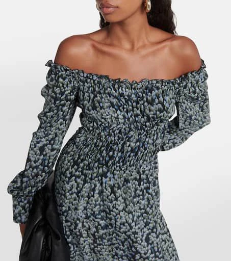 Altuzarra Lillian printed silk midi dress 5
