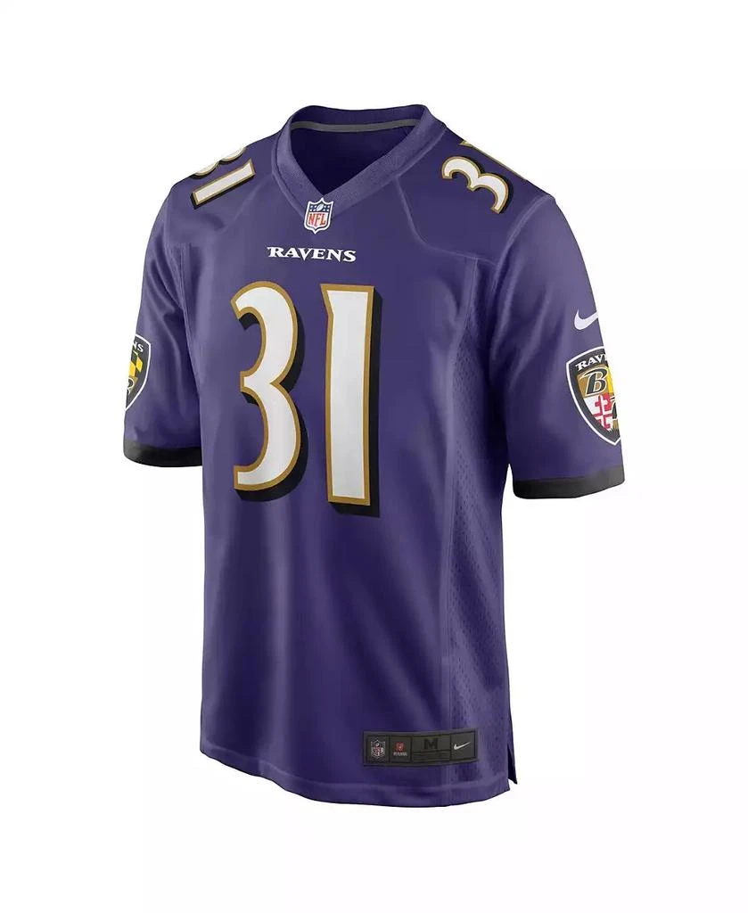 NIKE Men's Jamal Lewis Purple Baltimore Ravens Game Retired Player Jersey 2