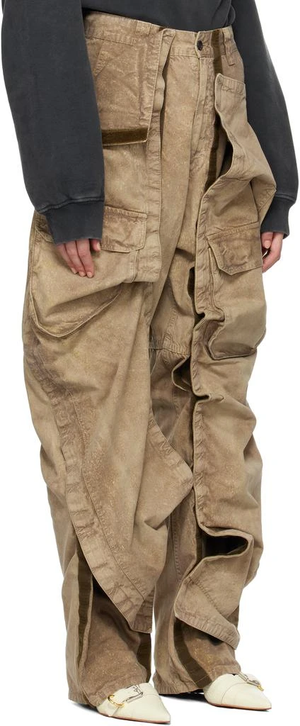 Y/Project Khaki Velcro Cargo Pants 2