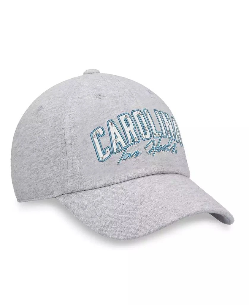 Top of the World Women's Heathered Gray North Carolina Tar Heels Christy Adjustable Hat 4