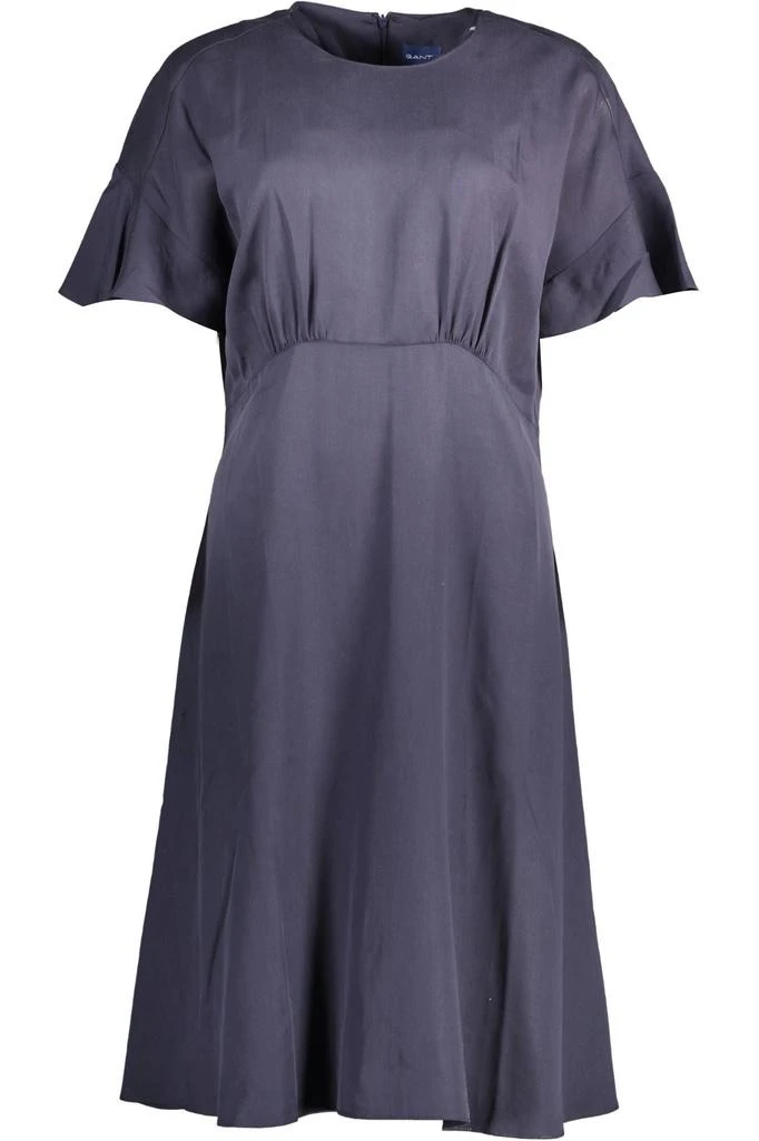 Gant Elegant Blue Short-Sleeve Dress 1