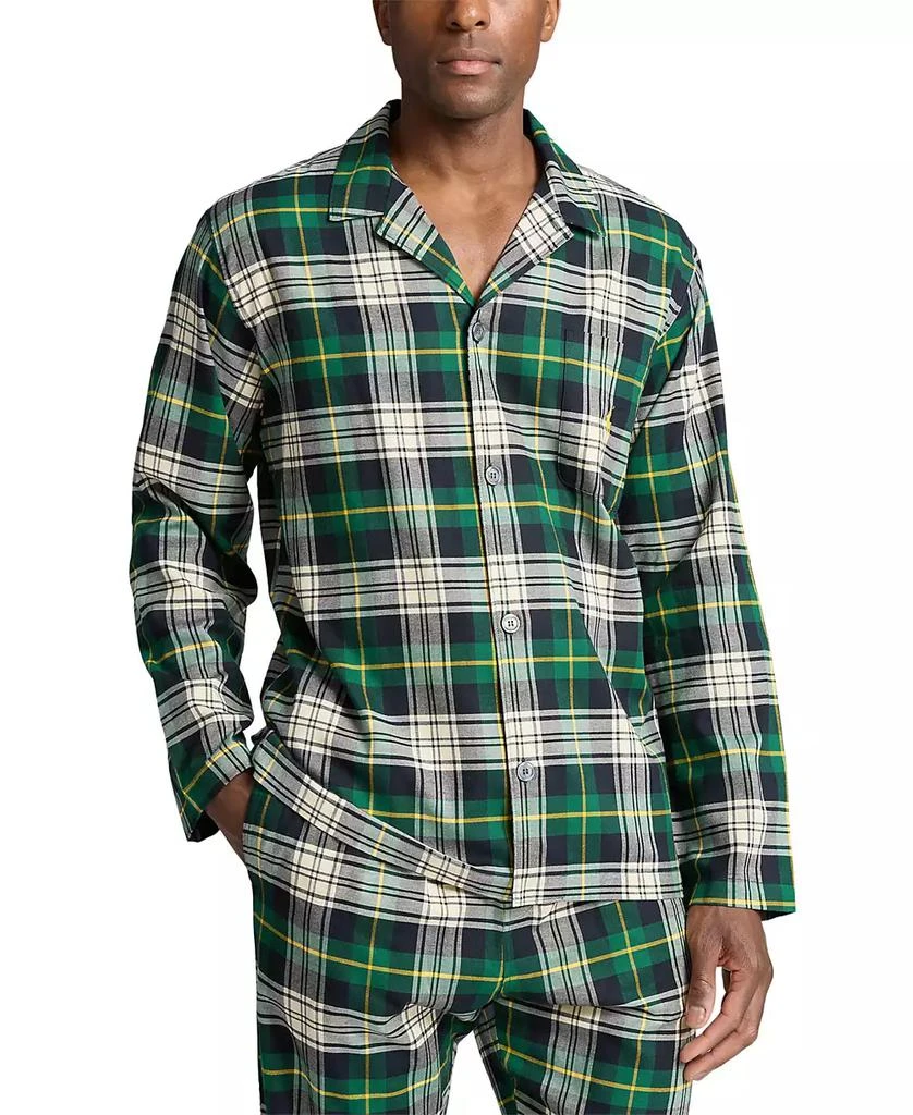 Polo Ralph Lauren Men's 2-Pc. Plaid Flannel Pajamas Set 7