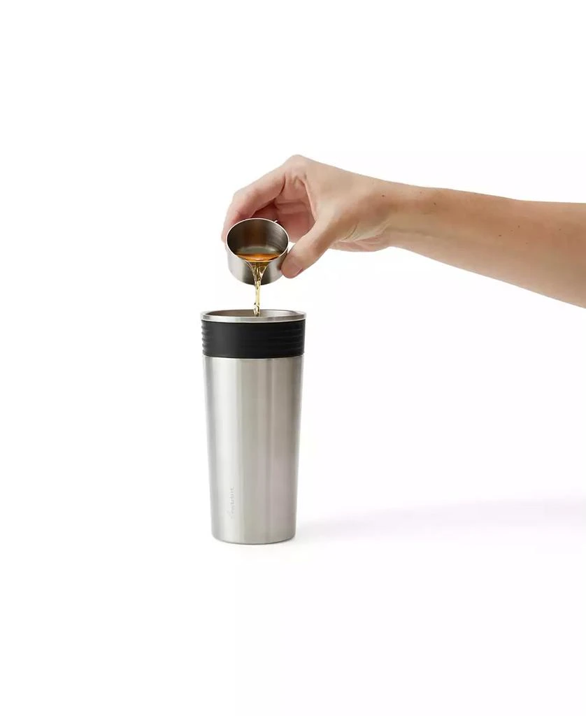 Rabbit 18 oz Double Insulated Stainless Steel Cocktail Shaker with 1.5 oz shot Cap and Strainer 6