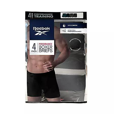 Reebok Reebok Men
s 4-Pack Performance Boxer Brief