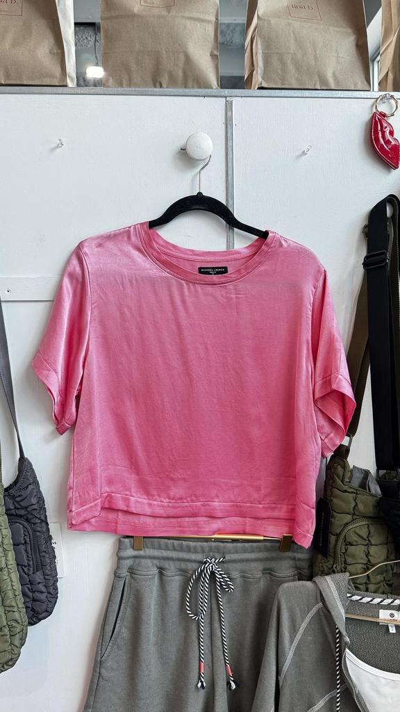 Michael Lauren Michael Lauren - satin short sleeve