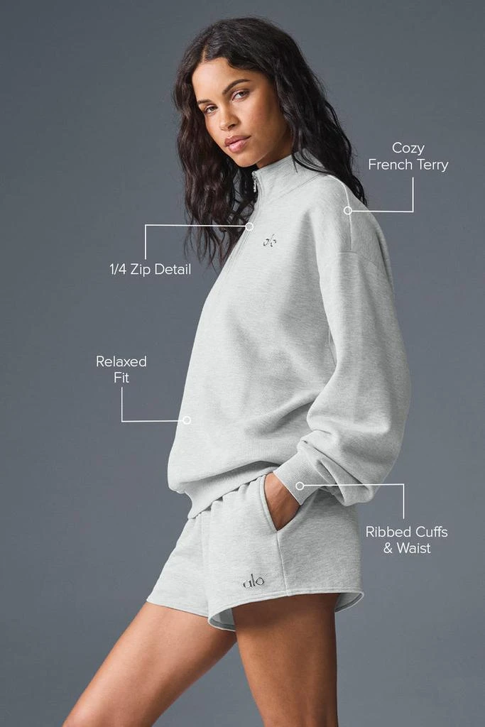 Alo Accolade 1/4 Zip Pullover - Winter Ivy 2