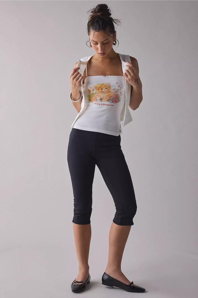 Urban Outfitters Pretty 
Dangerous Cat Graphic Square-Neck Cami