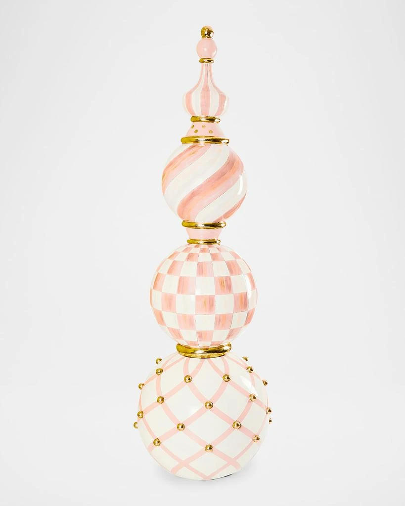 MacKenzie-Childs Rosy Check Trophy Topiary 2