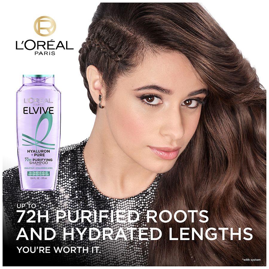 L'Oreal Paris Hyaluron Plus Pure 72H Purifying Shampoo For Oily Hair