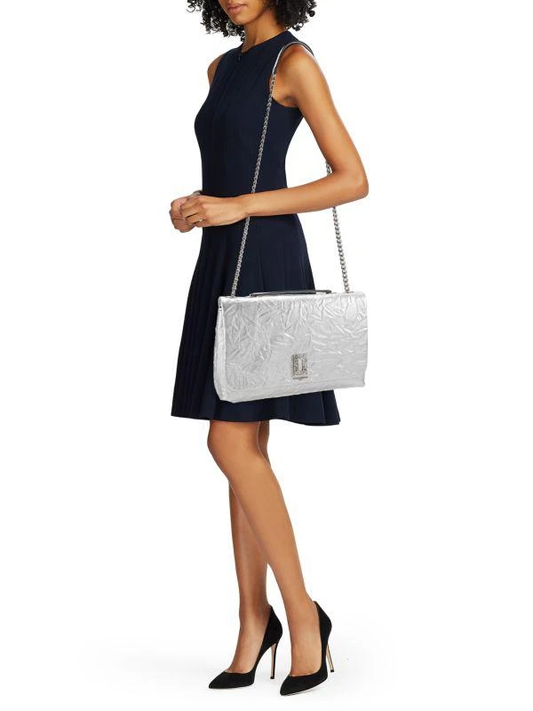 Karl Lagerfeld Paris Lafayette Leather Chain Shoulder Bag 2