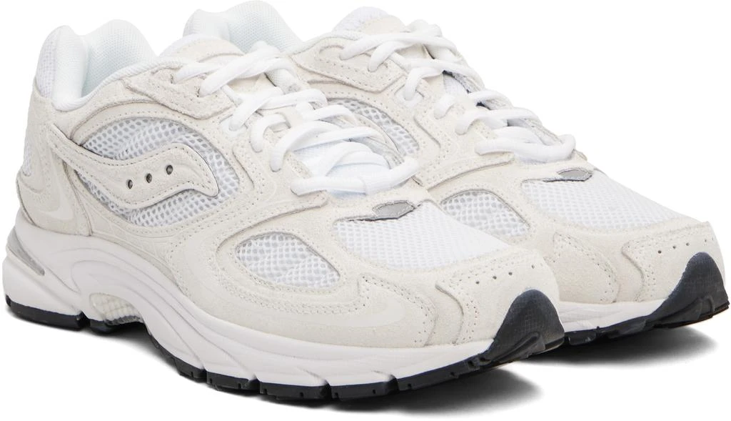 Saucony White & Off-White Grid Jazz 9 Suede Sneakers 4