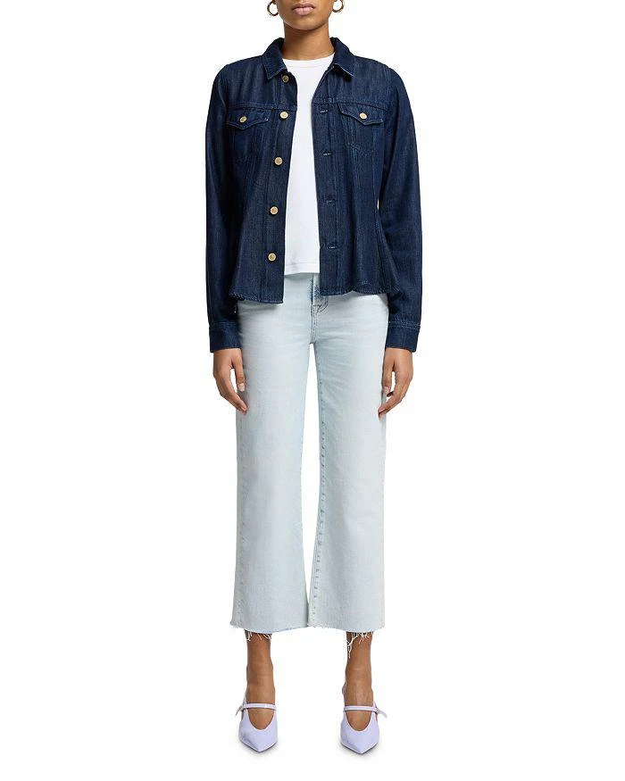 7 For All Mankind Cropped Alexa High Rise Jeans in Maui 2