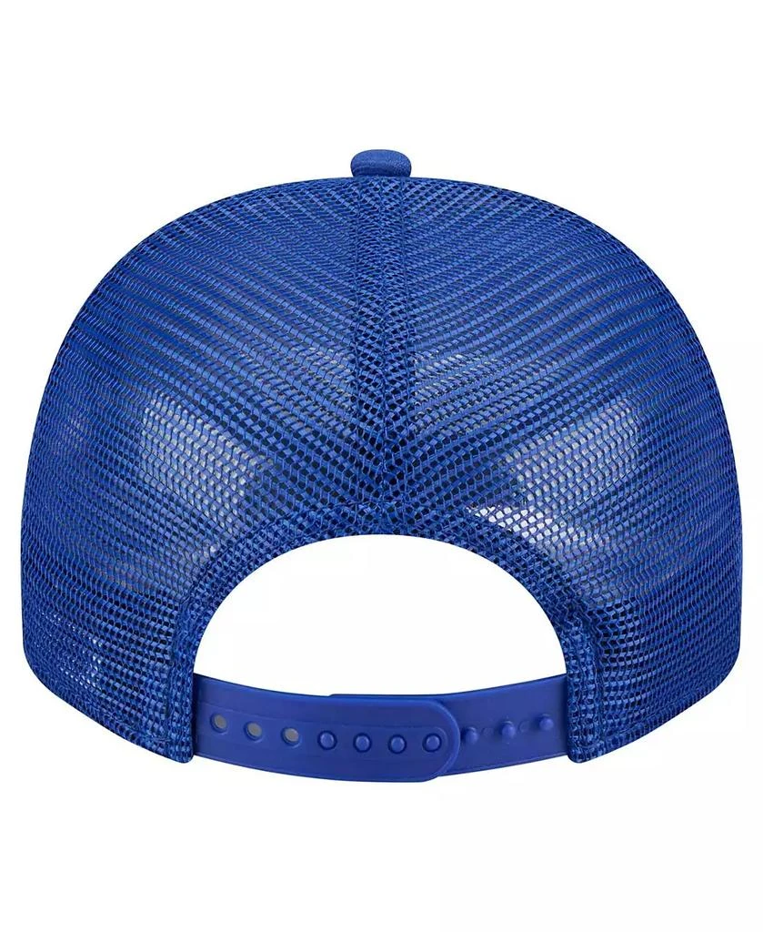 New Era Men's Royal Buffalo Bills Vintage Team Rope A-Frame Trucker 9FIFTY Snapback Hat 4