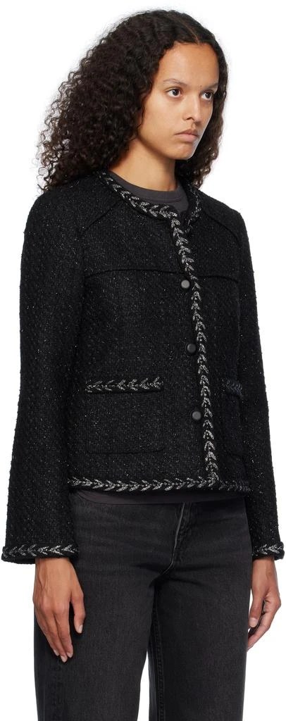 Rag & Bone Black Mirabelle Tweed Jacket 2