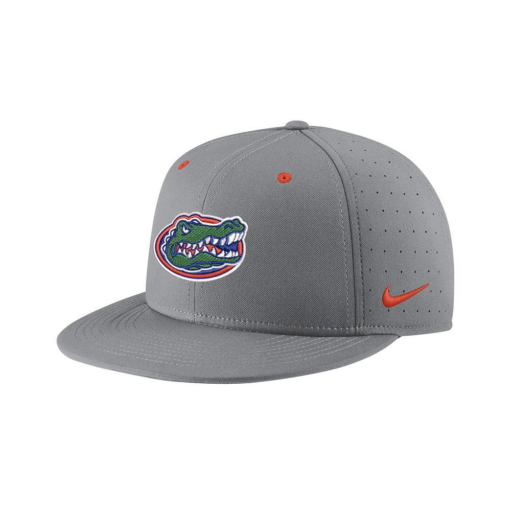 Nike Men's Gray Florida Gators USA Side Patch True AeroBill Performance Fitted Hat