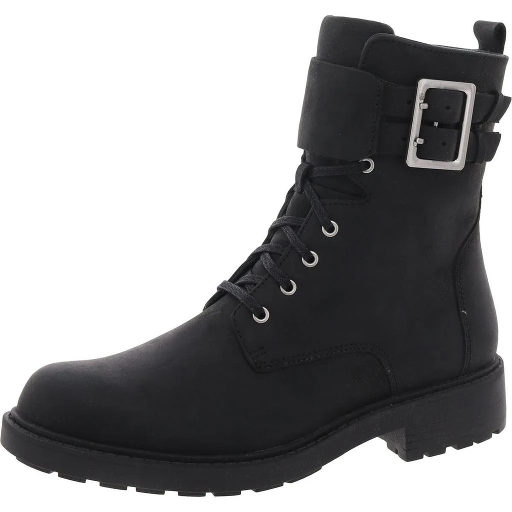 Clarks ORINOCO 2 LACE Womens Leather Cushioned Footbed Combat & Lace-Up Boots 1