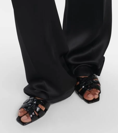 Yves Saint Laurent Tribute Nu Pieds 05 leather slides 4