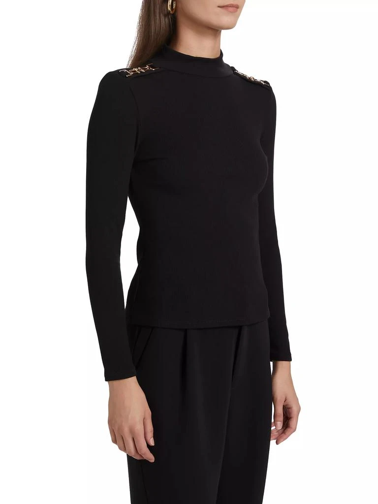 Generation Love Alianna Rib-Knit Mock-Turtleneck Top 4