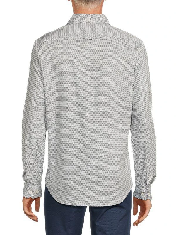 Ben Sherman Dot Print Long Sleeve Shirt 2
