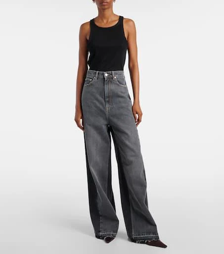 Stella McCartney High-rise wide-leg jeans 6