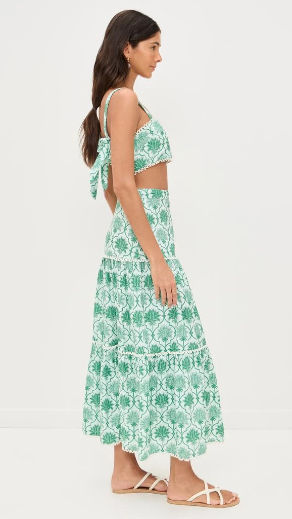 SAYLOR Kaitlin Palm Midi Skirt Set 3