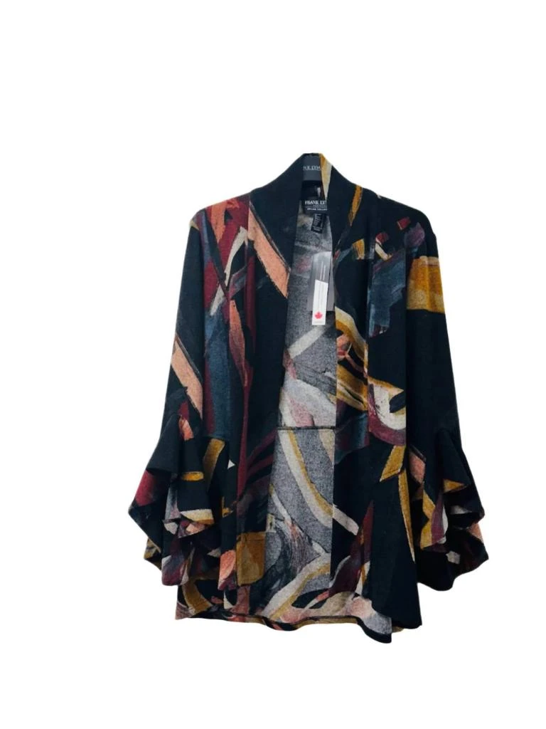 Frank Lyman Frank Lyman - Women
s Ruffle Bell Sleeves Pull On Jacket 1