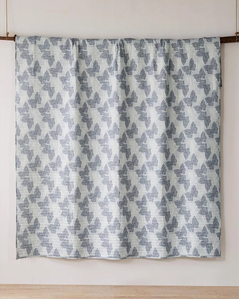 Johnny Was Santa Fe Reversible Linen-Blend Quilt 4