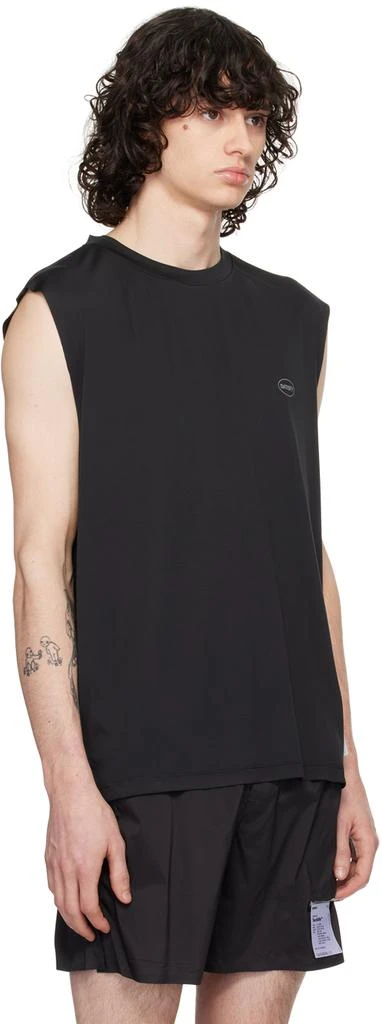 Satisfy Black Muscle Tank Top 2