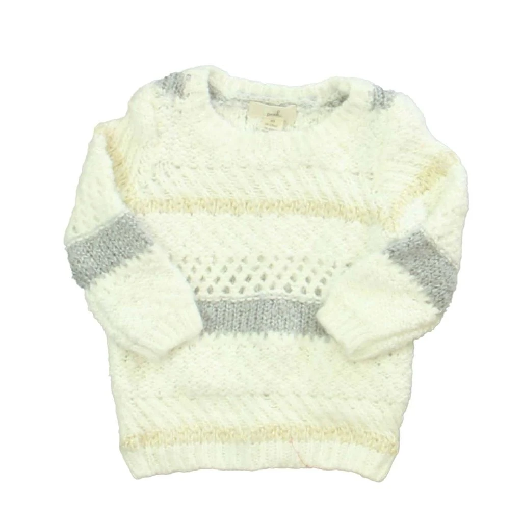 PEEK Girls Gray | Gray | Gold Sweater 1