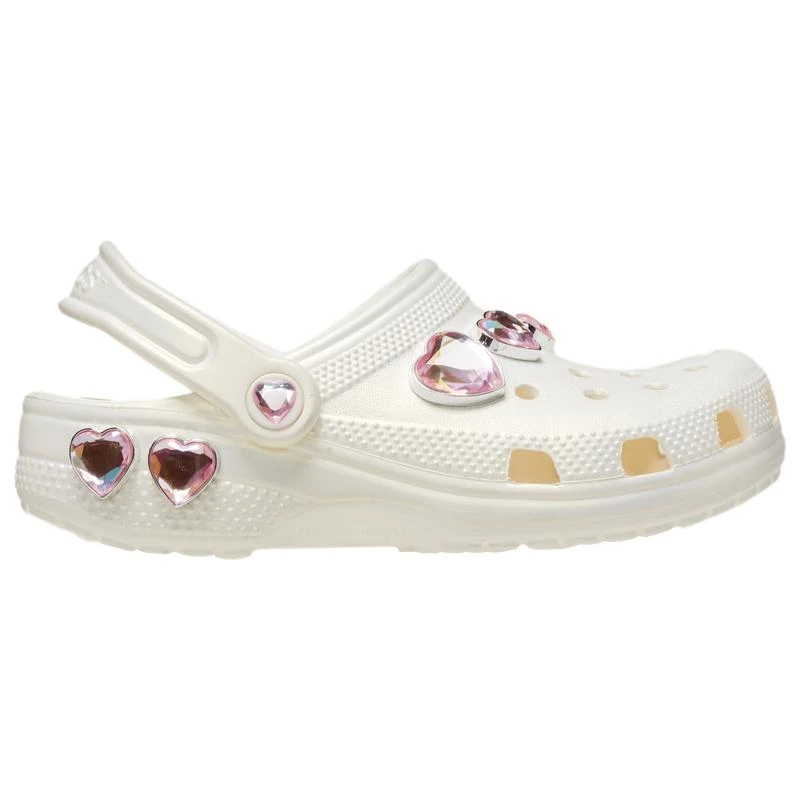 Crocs Crocs Classic Iridescent Hearts Clogs - Girls' Grade School 1